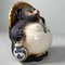 Mid-Century Tanuki 狸 Statue Shigaraki Pottery, Japan, 1980er 10