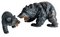 Black Forest Grizzly Bears, 1960s, Set of 2 1