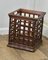Vintage Oriental Bamboo Waste Paper Basket 1