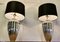 Silvered Glass Table Lamps, 1960s, Set of 2 4