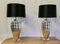 Silvered Glass Table Lamps, 1960s, Set of 2, Image 1