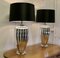 Silvered Glass Table Lamps, 1960s, Set of 2, Image 7