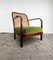 Vintage Rattan Armchair by Thonet, 1950s, Image 3