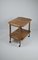 Modernist Wooden Trolley, France, 50s, Image 10