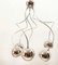 Adjustable Chandelier with Chrome Spheres 1