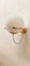 White Sphere Brass Wall Light 4