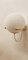 White Sphere Brass Wall Light, Image 7