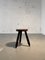 Modernist French Brutalist Tripod Stool, 1950s, Image 3