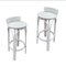 Tabourets de Bar Vintage en Bambou, Set de 2 1