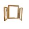 Espejo de tocador italiano vintage de bambú, Imagen 2