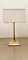 Square Brass Lamp with Lampshade, Image 3