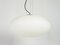 Italian White Opaline Glass Pendant Lamp from Stilnovo, 1960s 8
