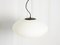 Italian White Opaline Glass Pendant Lamp from Stilnovo, 1960s, Image 4