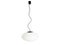 Italian White Opaline Glass Pendant Lamp from Stilnovo, 1960s 1