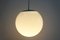 Space Age Globe Pendant Light Ball Lamp Opal Glass from Peill & Putzler, 1970s 2