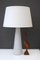 Mid-Century Modern Scandinavian Glass Art Table Lamp attributed to Bengt Orup for Hyllinge Glasbruk, Sweden, 1970s 9