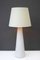 Mid-Century Modern Scandinavian Glass Art Table Lamp attributed to Bengt Orup for Hyllinge Glasbruk, Sweden, 1970s, Image 8