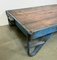 Large Industrial Blue Coffee Table Cart, 1960s, Image 3