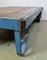 Large Industrial Blue Coffee Table Cart, 1960s 18