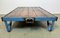 Large Industrial Blue Coffee Table Cart, 1960s 16