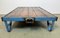 Large Industrial Blue Coffee Table Cart, 1960s, Image 16