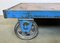 Large Industrial Blue Coffee Table Cart, 1960s 13