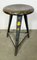 Industrial Grey Workshop Stool, 1960s, Image 17