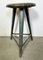 Industrial Grey Workshop Stool, 1960s, Image 8