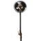 Vintage Industrial Black Enamel Cast Iron and Brass Workshop Floor Lamp 6