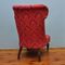 Fauteuil Club Vintage Rouge, Danemark 4