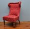 Club chair vintage rossa, Danimarca, Immagine 5