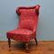 Dänischer Roter Vintage Sessel 3
