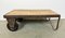 Industrial Yellow Coffee Table Cart 2