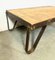 Industrial Yellow Coffee Table Cart, Image 7