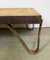 Industrial Yellow Coffee Table Cart 4