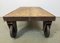 Industrial Yellow Coffee Table Cart 15