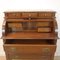 Vintage Wooden Writing Desk with Rolling Shutter, Spain, 1980s 7