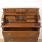 Vintage Wooden Writing Desk with Rolling Shutter, Spain, 1980s, Image 7