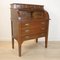 Vintage Wooden Writing Desk with Rolling Shutter, Spain, 1980s, Image 3