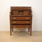 Vintage Wooden Writing Desk with Rolling Shutter, Spain, 1980s, Image 6