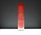 Large Mid-Century Modern Scandinavian Glass Art Vase in Bright Red Crystal Glass by Edenfalk, Skruf, Sweden 2