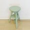 Tabouret Pivotant Ajustable Aquamarine en Bois, France, 1970s 5