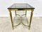 Empire Smoked Glass Table in Brass, Image 3