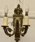 Neo Classical Large Brass Twin Wall Lights, 1890s, Set of 2, Image 10