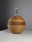 Sphere Rattan Tischlampe, 1970er 1