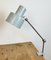 Lámpara de escritorio de fábrica industrial gris de Elektrosvit, años 70, Imagen 5