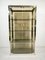 Smoked Display Cabinet in Brass by Renato Zevi, 1970s 1