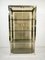 Smoked Display Cabinet in Brass by Renato Zevi, 1970s, Image 1