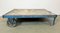 Grand Chariot de Table Basse Industriel Bleu, 1960s 11