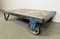 Large Industrial Blue Coffee Table Cart, 1960s 4
